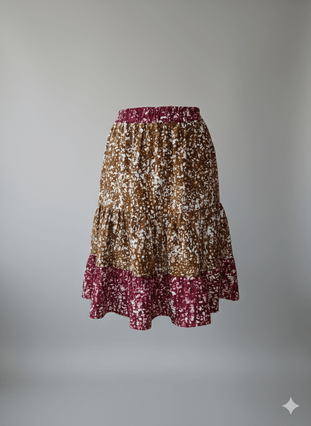 Tiered skirt